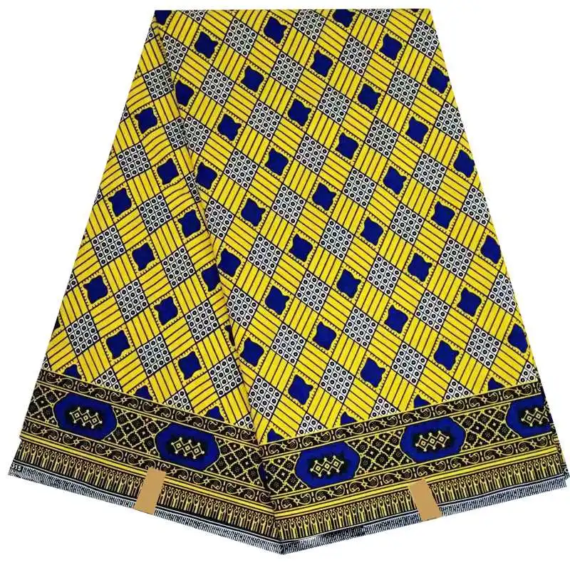 Дашики новое поступление настоящий гарантированный воск высокое качество pagne 6 ярдов африканская Анкара швейная ткань - Цвет: as picture