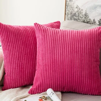 

1PC 30x50/45x45cm Solid Color Corn Velvet Pillow Case Soft Corduroy Cushion Cover Pillow Case Home Textile Pillow Cover 8 Colors