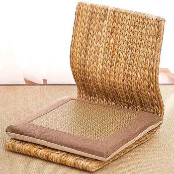 

Japanese-style tatami legless chair straw rattan chair bed computer chair single bay window seat and room chair
