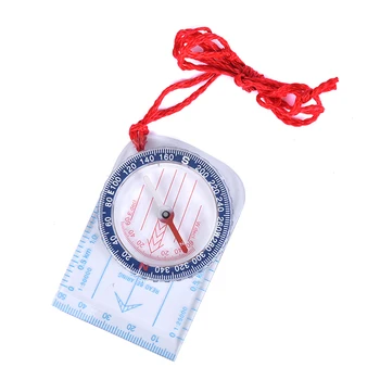 

Portable Compass Ruler Scale Scout Hiking Camping Boating Orienteering Map