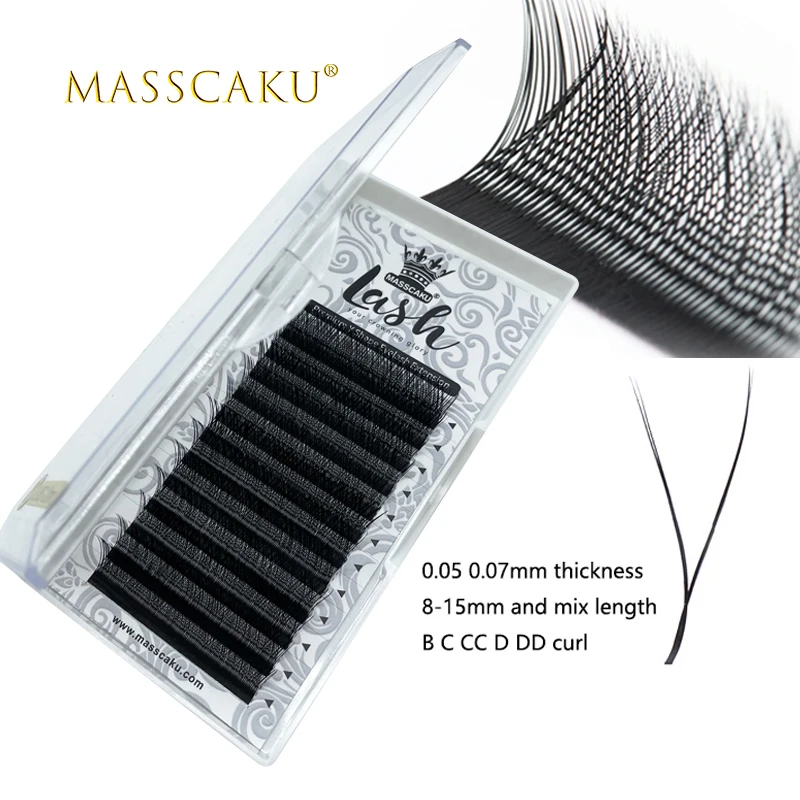 

Free sample 12 rows YY lashes extension 8-15mm faux mink eyelashes extension makeup mesh false eyelash individual for beauty