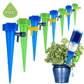 

4/6/12Pcs Plant Automatic Waterer Release Control Drip Watering Valveeed Switch