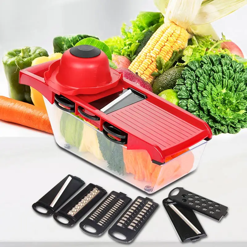 

Vegetable Slicer Grater Mandoline Peeler Cutter Multi-function Carrot Onion Fruit Tools Kitchen Cooking