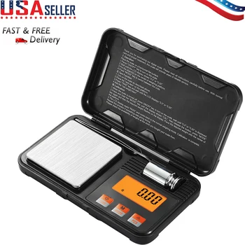 

Digital Mini Scale 200g 0.01g Pocket Scale with 50g Calibration Weight Electronic Smart Scale for Food Tablets Jewelry