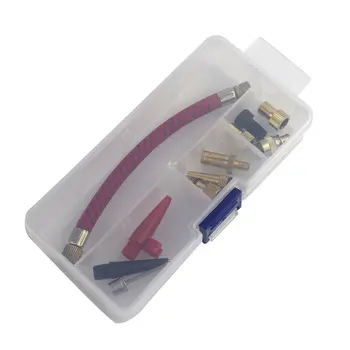 

Bike Air Pump Hose Tip For Tire Inflater Adapter Bicycle Inflatable Pumps Extension Tube Scooter Nozzle Pumps Hose 11Pcs