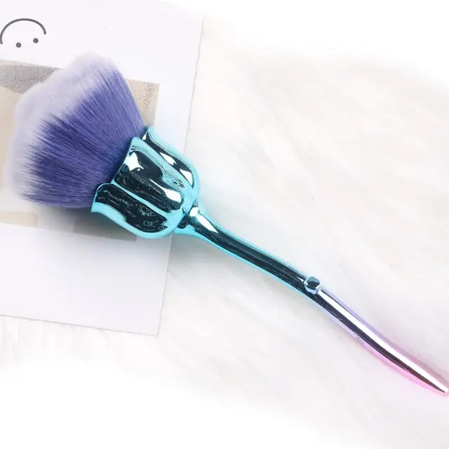 TSZS Popular Round Small Flower Brush Nail Paint Gel Dust Cleaning Brushes Make Up Brush Nail Art Manicure Tool NT-270F