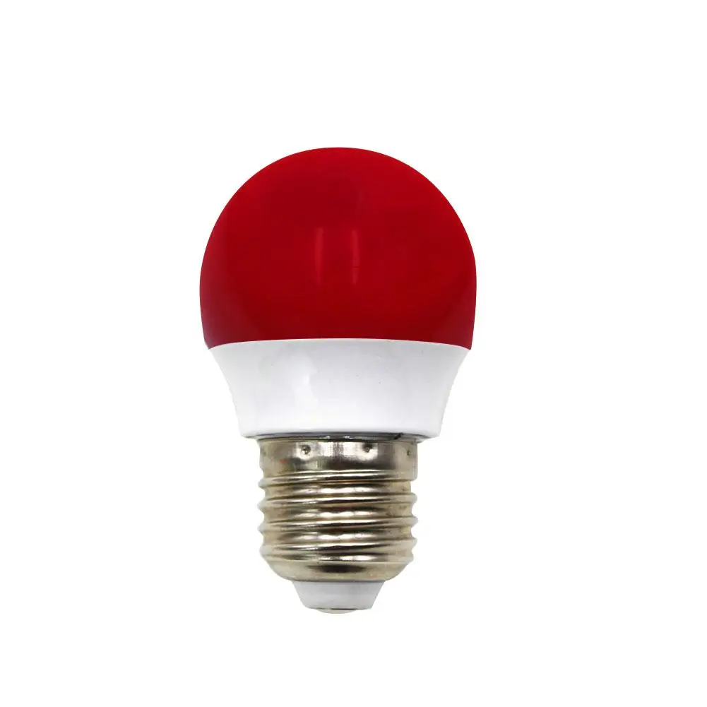 E27 цветной светодиодный светильник 0,5 Вт светодиодный маленький пузырь свет Рождественская вечеринка обои зд лампа комната развлечения события Декор AC165-220V - Испускаемый цвет: Red