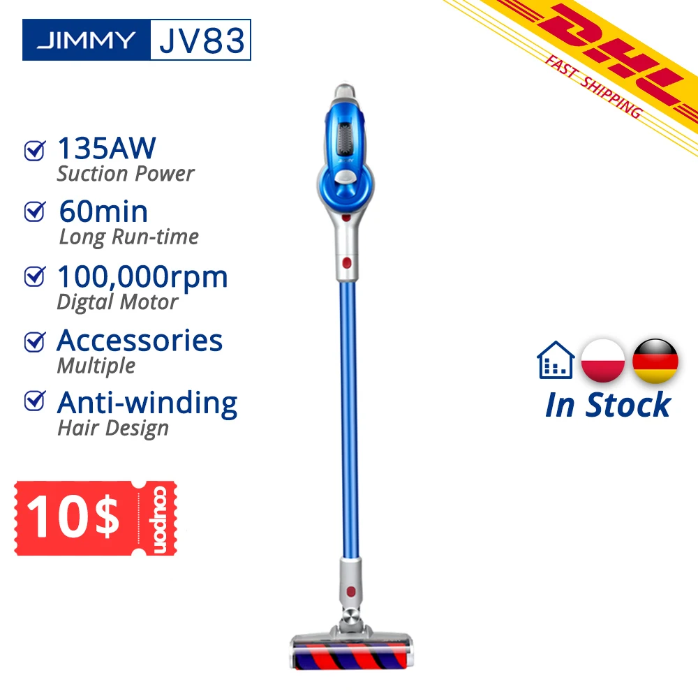[Free Duty] JIMMY JV83 пылесос JIMMY JV83 беспроводной ручной пылесос 20 кПа