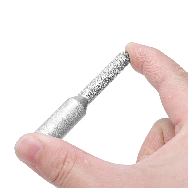 1/2 Inch Diamond Emery Straight Bit Vacuum Brazed Profile Router Bit Flush Trim Bit Cnc Milling Cutter For Stone Engraving Machi