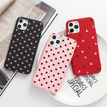 Silicone Love Heart Couple Phone Case For iPhone 11 Pro XS Max X XR 7 8 6 6s Plus 5 SE 2020 Candy Color Soft TPU Back Cover Case