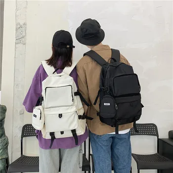 

Schoolbag female Korean version of ulzzang high school college student backpack large capacity travel backpack fashion backpack