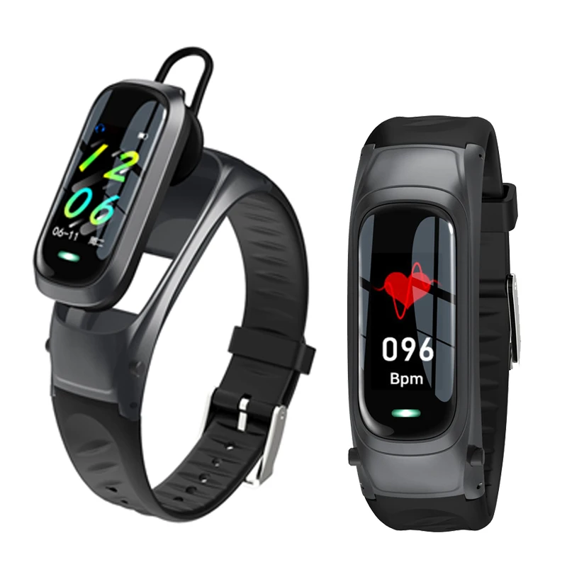 GIAUSA B9 Bluetooth наушники браслет пульсометр Монитор артериального давления музыка