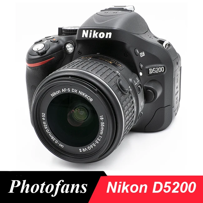Nikon D5200 Dslr Camera With 18 55mm Lens Kits Dslr Camera Nikon D5200 Dslrcameras Camera Aliexpress