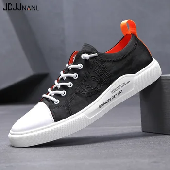 

JCJJNANL highest quality Summer new breathable cloth shoes men's shoes casual shoes flat bottom low mens designer shoes men