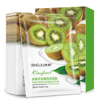 

2020 Moisturizing Nourishing Fresh Fruit Facial Mask Hyaluronic Acid Brightening Face Mask Sheet