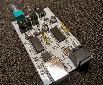 

USB Amplifier CM108 + Dual Parallel TDA1305T IIS USB DAC Decoder MD Optical Recording H168