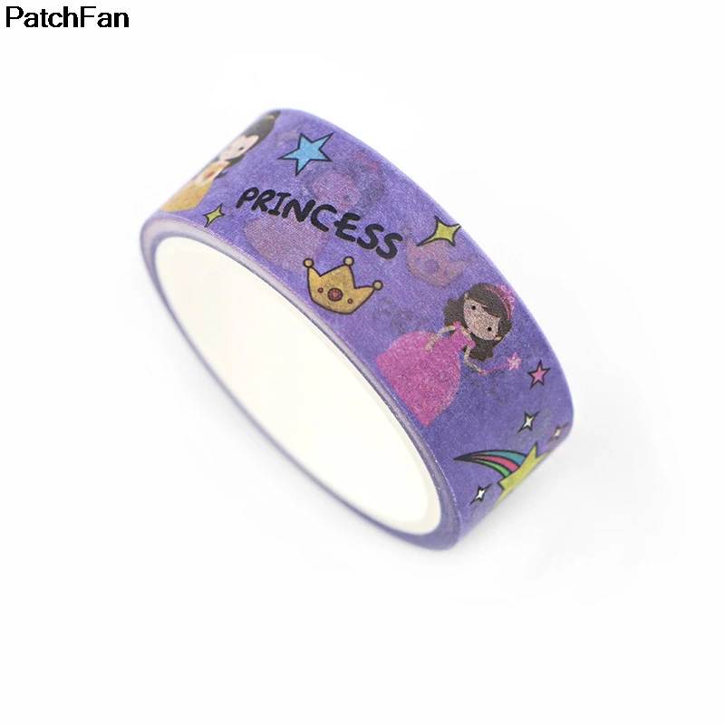 20 шт./лот Patchfan принцесса мультфильм DIY Скрапбукинг дети клей Васи бумага маскирующая Лента Печатный узор наклейки Наклейка A2424