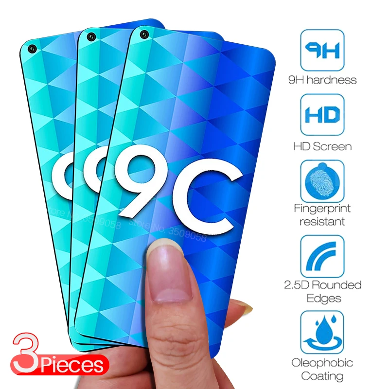 Защитное стекло для huawei honor 9c Защитная пленка экрана onor c9 aka-l29 steklo 6 39 дюйма 3 шт. |