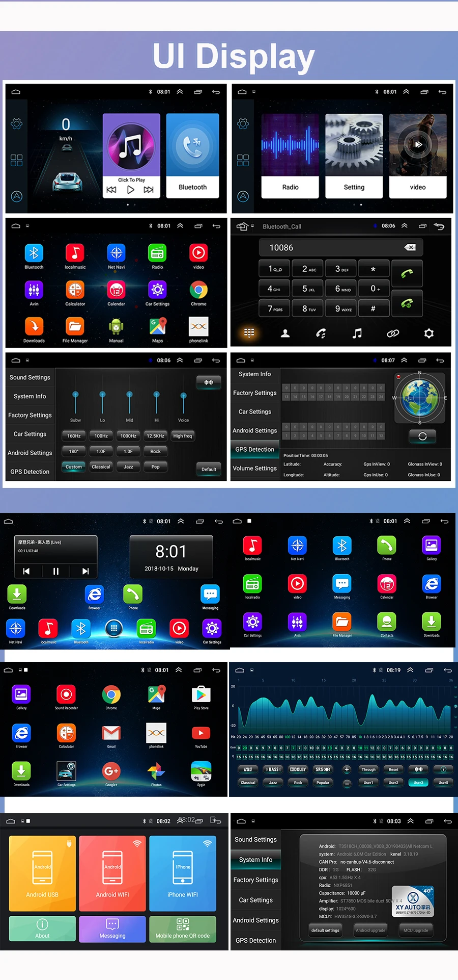 Cheap Navivox Android 8.1 Car Radio Multimedia Player 2 din dvd GPS For Mitsubishi ASX 2010-2017 Navigation headunit Stereo audio 9