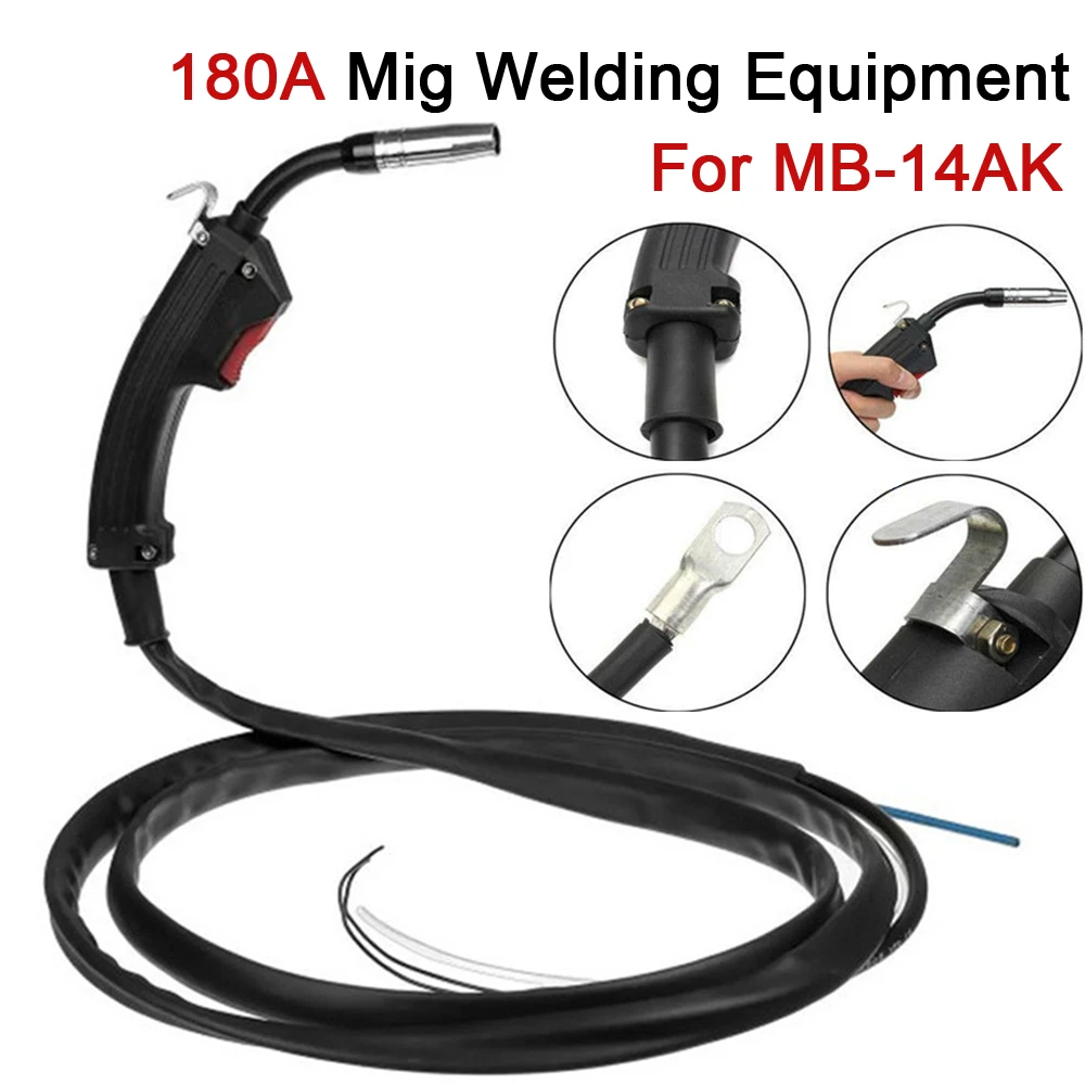 24pcs 15AK for Binzel Torch/Gun Consumables Electrode and Shield Cups and Link Rod Tips Goose Neck Bend for MIG Welding Machine miller welding helmet