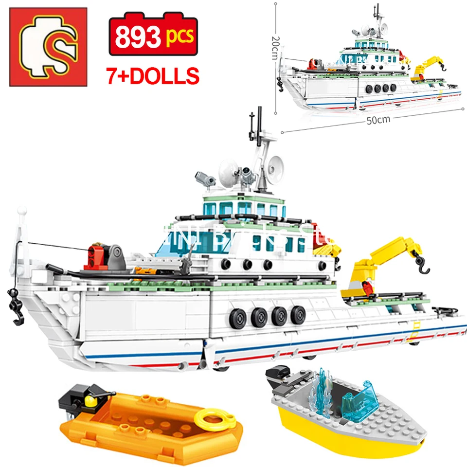 lego boat rescue