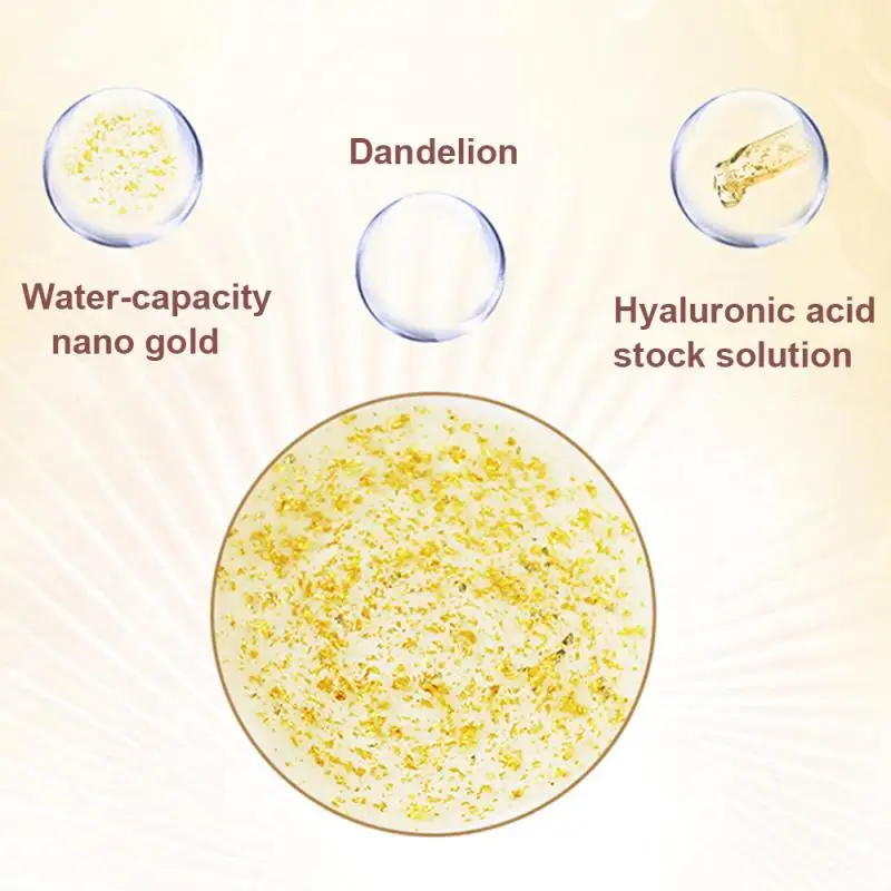 1 шт. 24 к Золотая Гиалуроновая кислота эссенция увлажняющая сужающаяся поры осветляющая сыворотка для лица Nicotinamide уход за кожей подтягивающая эссенцетslm2
