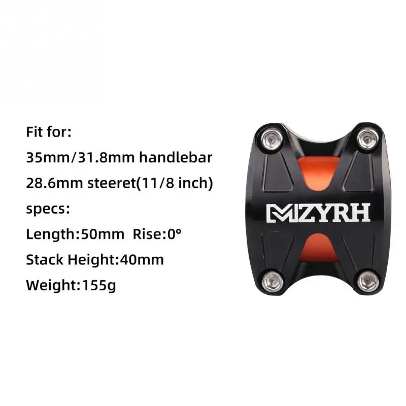 Bicycle rod 50mm x 40mm aluminum alloy ultra light 165g mountain bike handlebar for 35mm / 31.8mm handle 28.6mm steering gear Bicycle rod 50mm x 40mm aluminum alloy ultra light 165g mountain bike handlebar for 35mm / 31.8mm handle 28.6mm steering gear