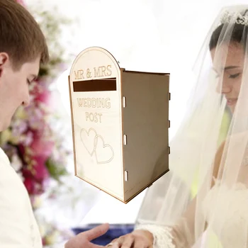 

Liviorap Royal Mail Styled Wedding Card Post Box Royal Mail Style DIY Wedding Gift Card Box Wedding Decor Supplies