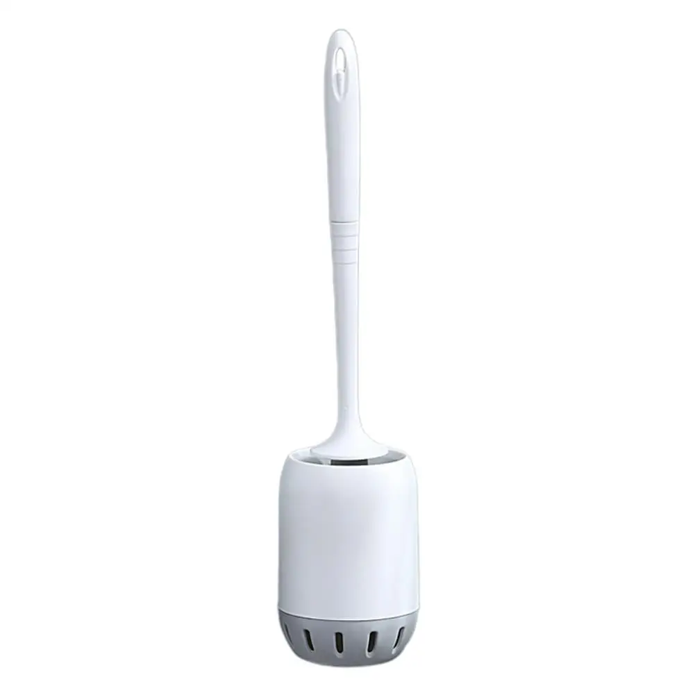 Long Handle Toilet Brush Holder Set Household PP Wall-mounted/floor-standing Bathroom Lavatory Deep Cleaner Tool Accessories
