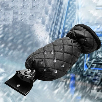 

Black Snow Shovel Defrost With Gloves Waterproof Detailing Tools Replacement Car