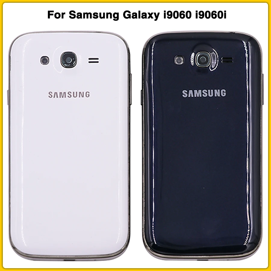 Новый полный корпус i9060 крышка батареи для Samsung Galaxy Grand Neo i9060i средняя рамка +