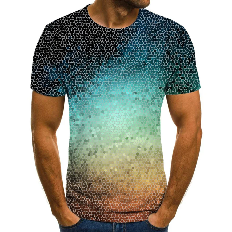 

Three-dimensional abstraction 3D vortex T-shirt Men Women Fashion 3D T Shirt Short Sleeve Harajuku Hip Hop Cute Tshirt