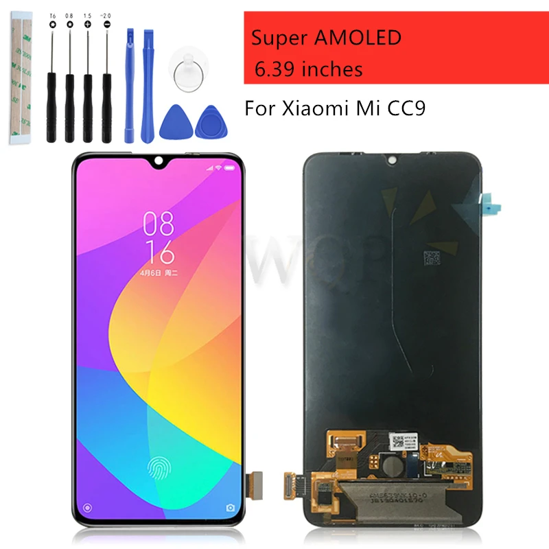

For Xiaomi Mi CC9 LCD Display Touch Screen Digitizer Assembly Replacements Parts For Mi CC9 LCD 6.39''