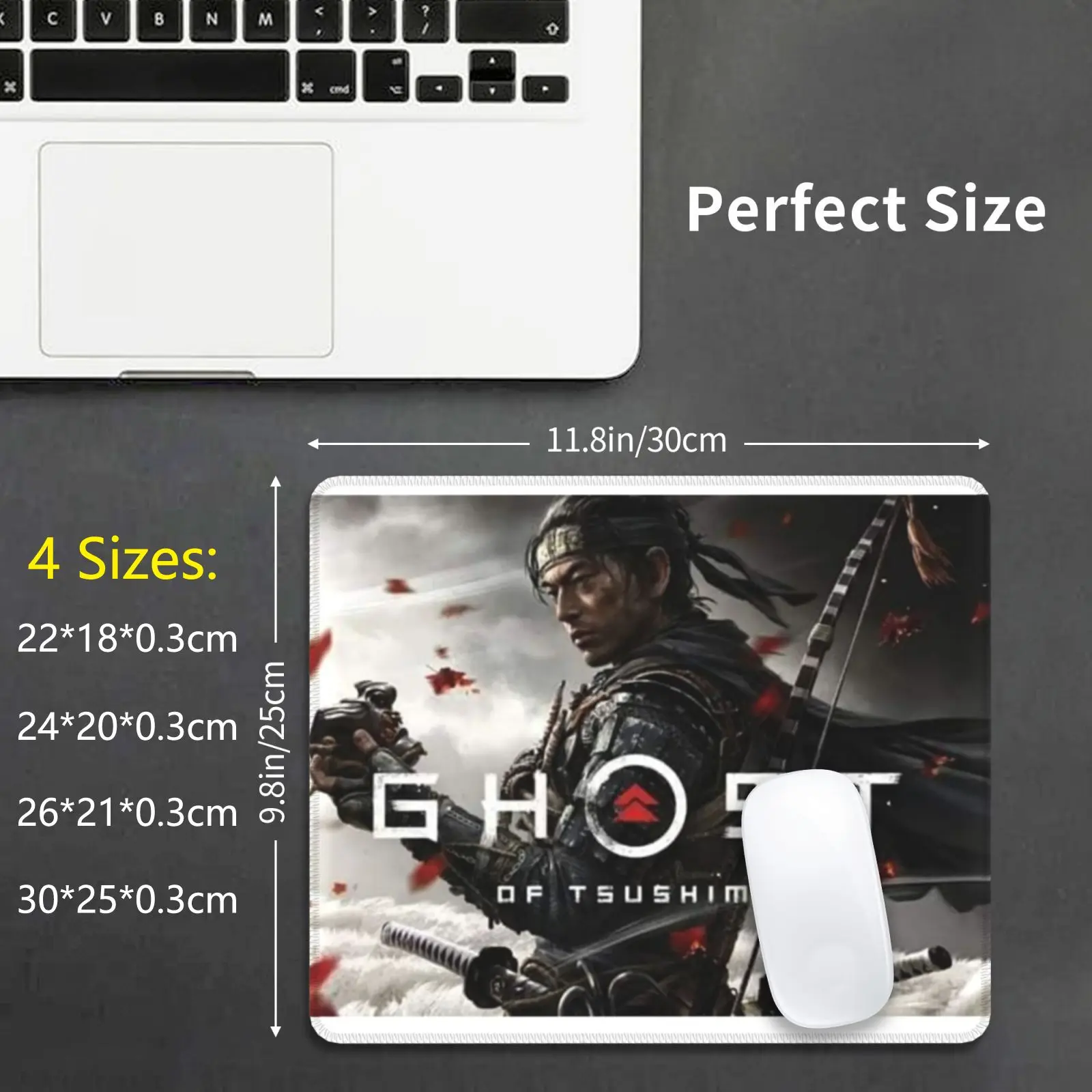 Ghost Of Tsushima Mouse Pad 226 Ghost Of Tsushima Japan Ghost Ps4 Tsushima Gioco Giapponese