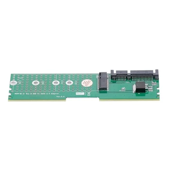 

M.2 NGFF B-Key SSD to SATA Adapter DDR Memory Slot Expansion Board Raiser Riser Card Support 2230 2242 2260 2280 M2 SSD
