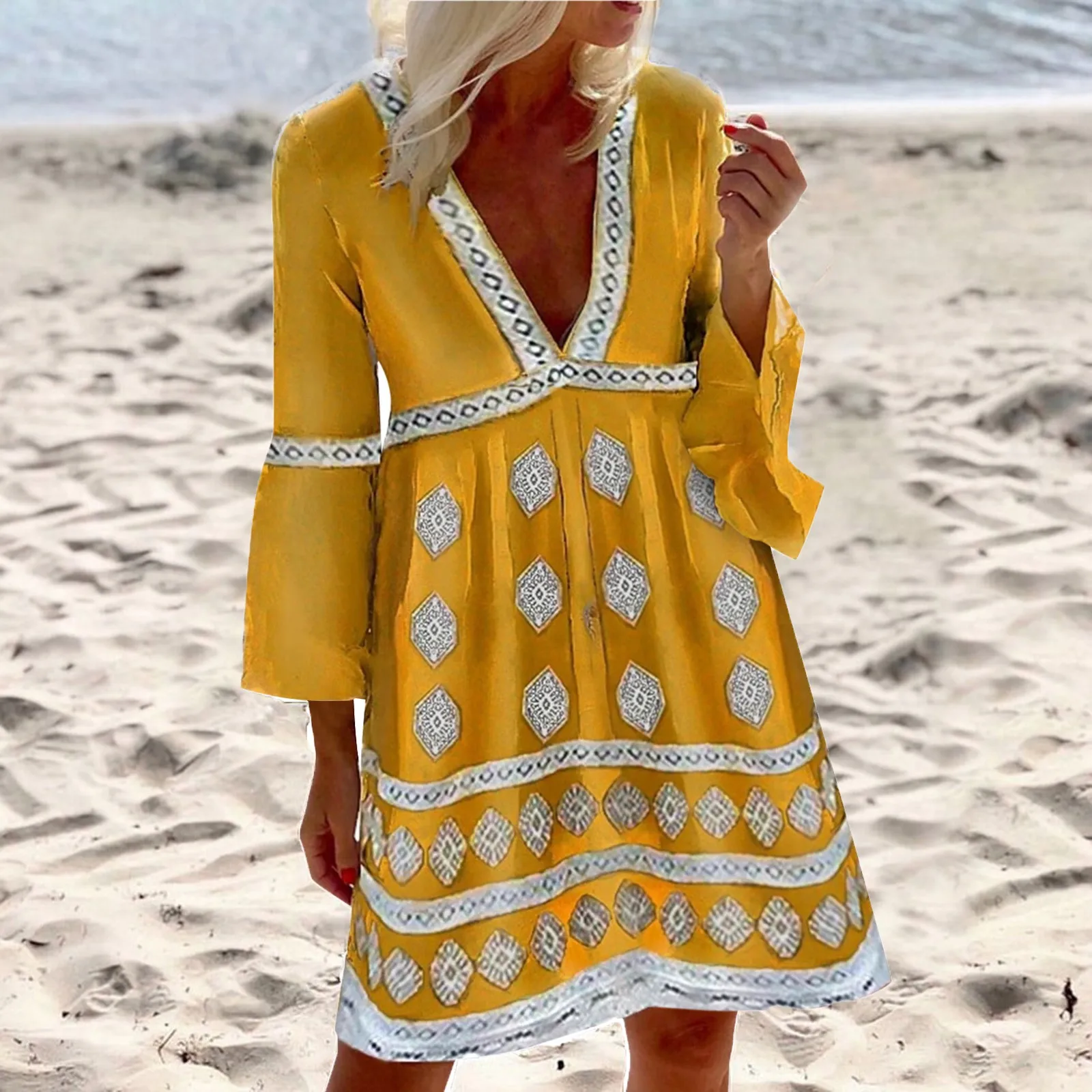 Loose Beach Dress Holiday Vocation 