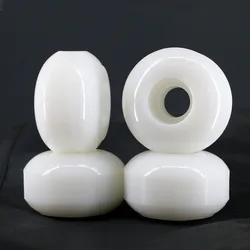 4pcs/Lot 60x45mm Skateboard Wheel Longboard Resilient Pu For Rough Grounds Asphalt Road Skates White Replacement Wheels