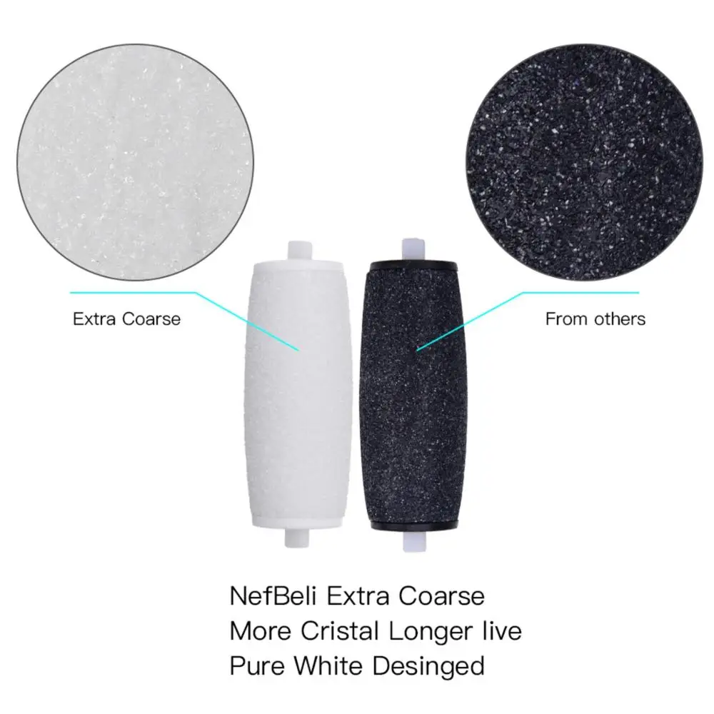 Extra Regular Coarse Foot File Refill Roller Hard Skin Remover Replacement Compatible With Electronic Pedicure for 5