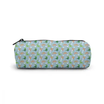 

NOISYDESIGNS Dinosaurs Students Pencil Case Stationery Box Canvas Zipper Collection Bag School Pen Bag Makeup Case Drop Shipping