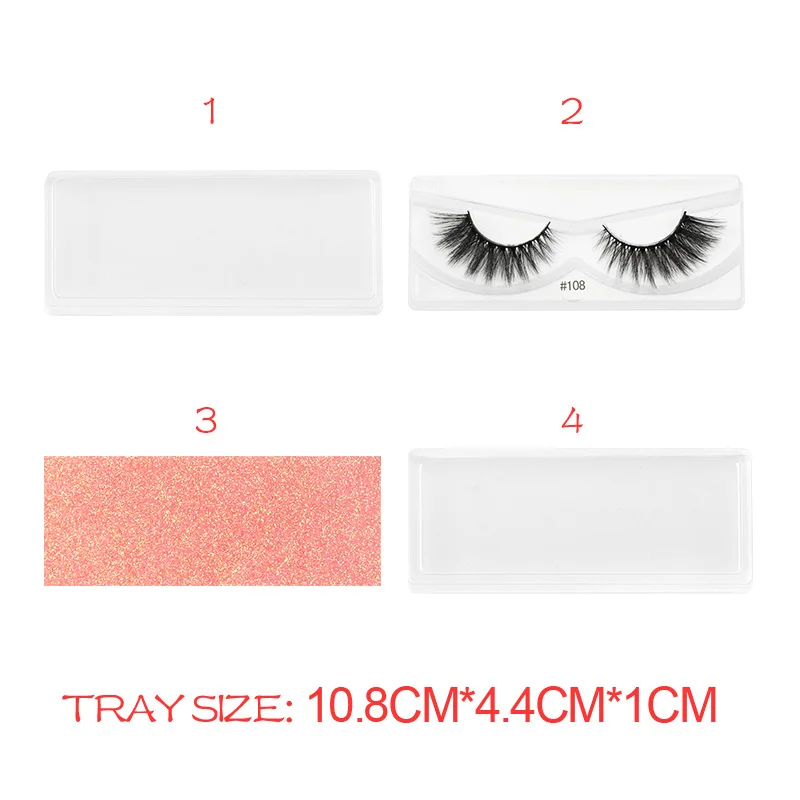 Lashes Eye Bulk 4/50/100 PCS Natural Long False Eyelashse Fluffy Faux 3D Mink Lashes Vendor Soft Thick Handmade Eyelash Extensions Fake Eyelashes Eyelash Extension Eyelash Extension Lashes False Eyelashes