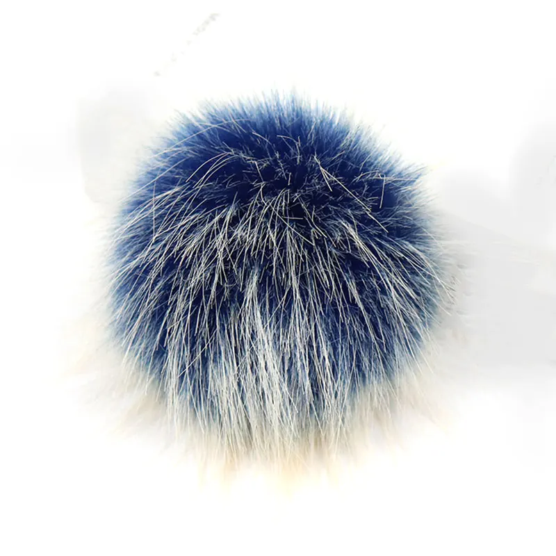 10cm Style 01 8/10 см енота меховым помпоном, головные уборы, помпон из искусственного меха с пряжкой для Для женщин шляпа помпонами меховыми шариками для вязаные шапки Аксессуары для рукоделия - Цвет: 10cm Style 01