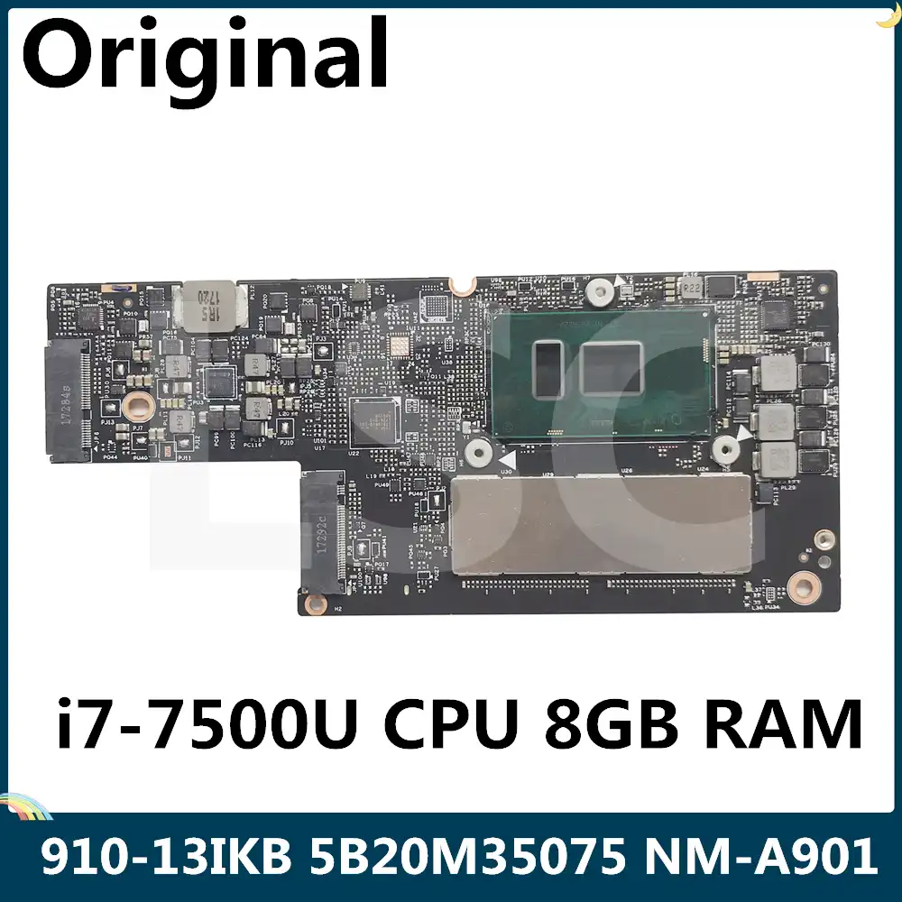 Lsc For Lenovo Yoga 910 13ikb Laptop Motherboard 5bm Cyg50 Nm 01 I7 7500u Cpu Processor 8gb Ram Laptop Motherboard Aliexpress