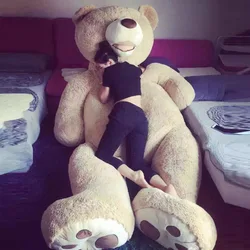Oso de peluche americano grande, muñeco de juguete, 2021
