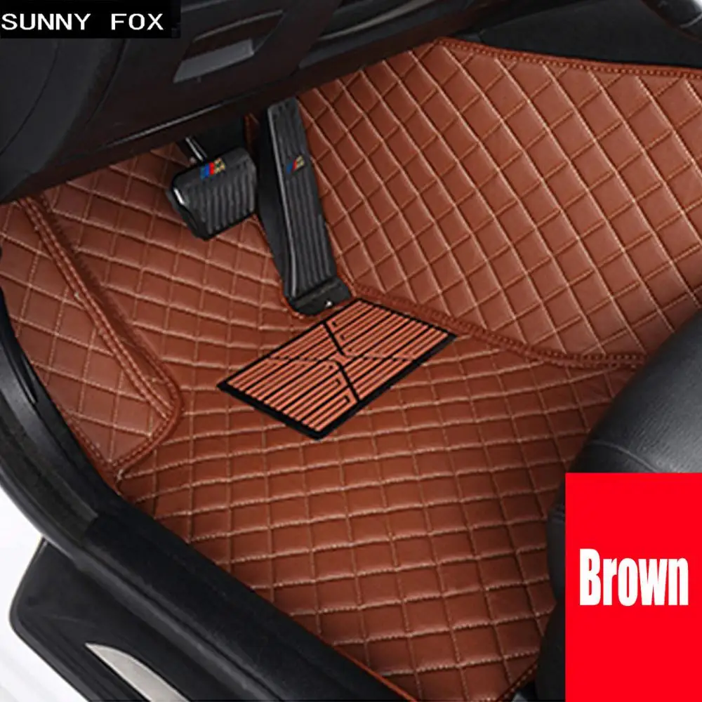 

SUNNY FOX car floor mats for Kia K7 Cadenza Optima K5 Forte K3 Sportage Sorento Carens case full cover car styling carpet liners
