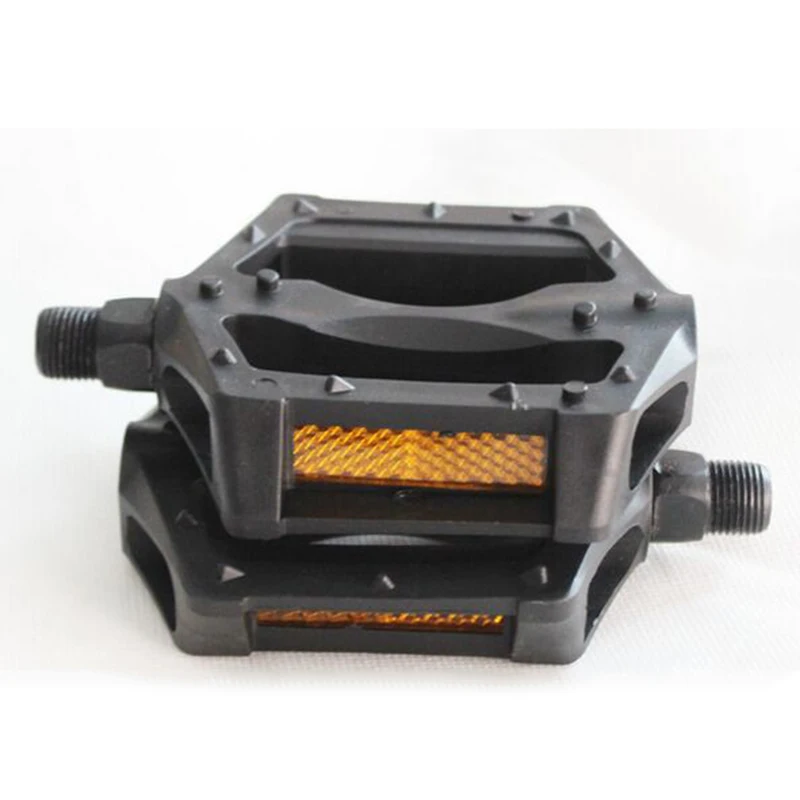 

2*Plastic Pedals Widened Mountain Bike Sports Cycling Platform Convenient Black