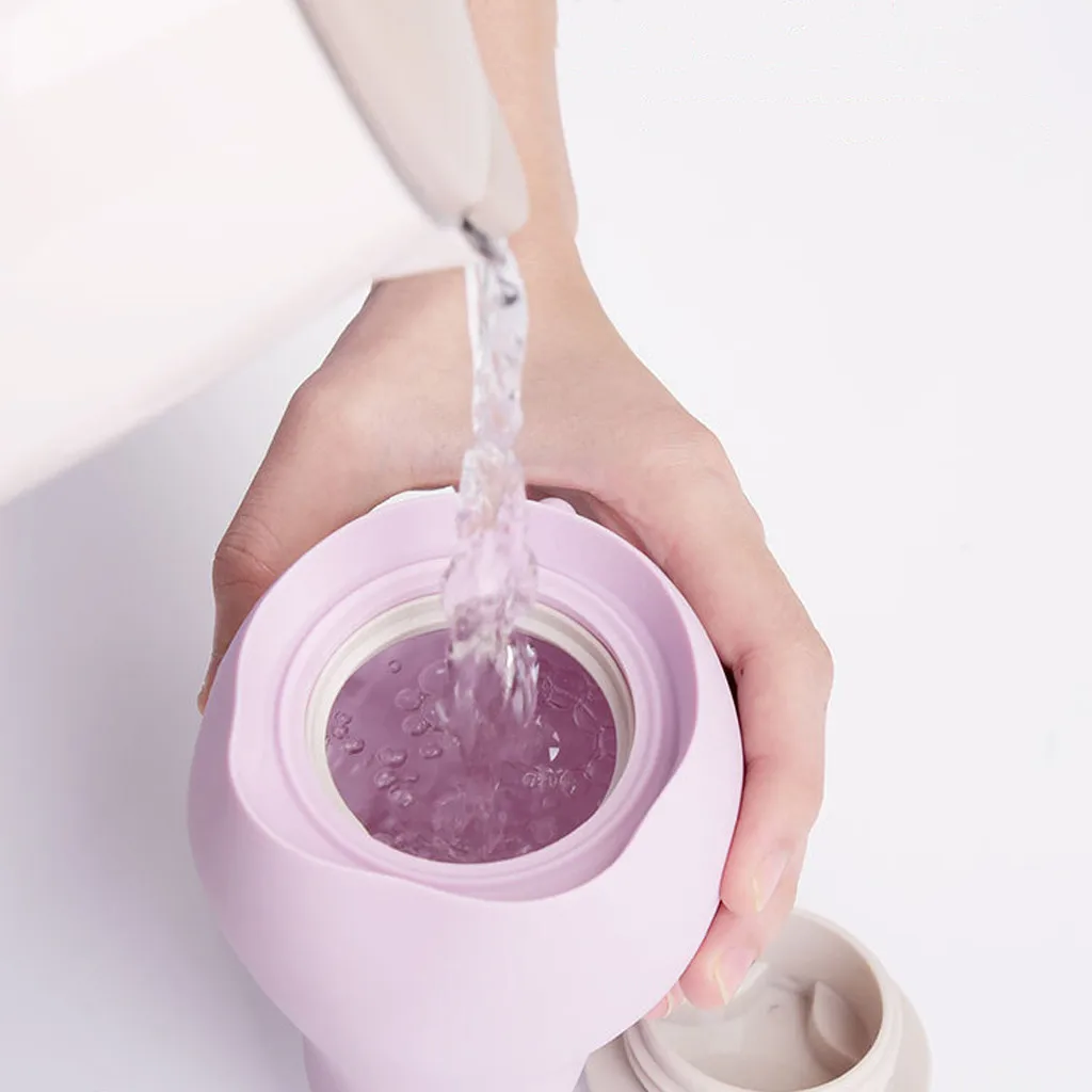 Милые бутылки для горячей воды с кошкой 300 мл, мини теплая сумка для воды, Взрывозащищенная грелка для кошки, ручная зимняя грелка, лучшие подарки#065