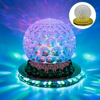 

Long Life Colorful lights Crystal Magic Ball Rotating Light Stage Flashing Ballroom Rock Bar Home KTV Flash LED effect light
