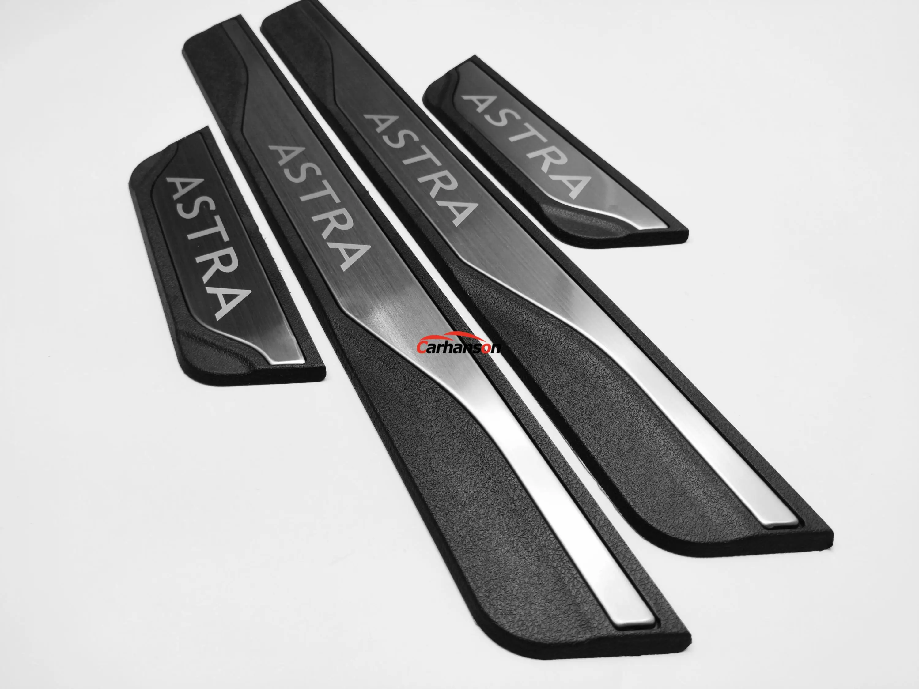 For Auto-Styling Opel Vauxhall Astra Accessories Door Sill Scuff Plate Stainless Steel Protector Car Stickers Styling 2010-2019