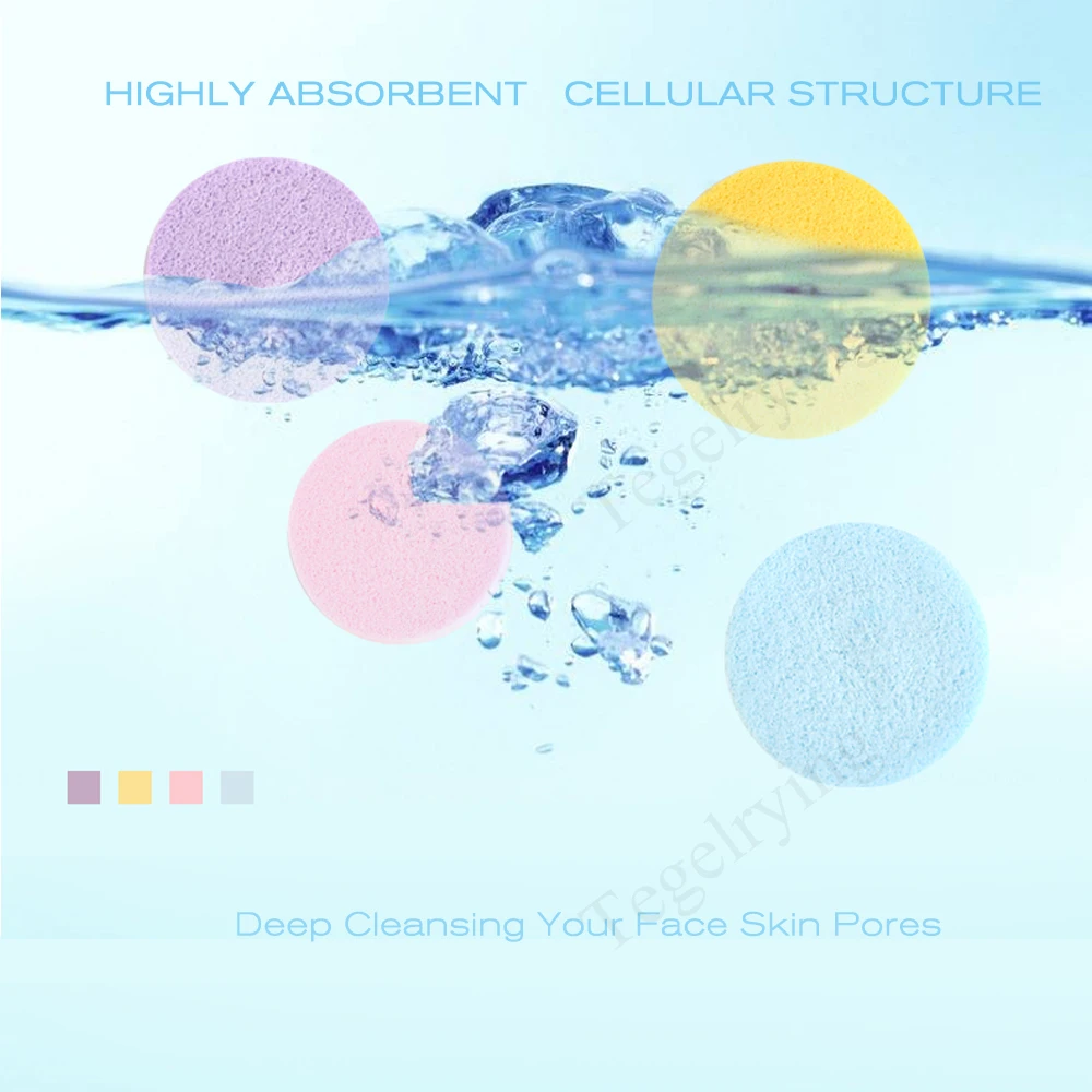 Facial Sponge Compressed PVA Professional Makeup Remover Washing Women Face Sponges Exfoliating Cleansing Spa Pads Clean Puff makeup sponge set makeup sponge powder puff makeup puff makeup puff set powder puff set