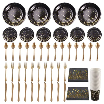 

1 Set Of Party Supply Disposable Paper Plate for Birthday Decor Home Party